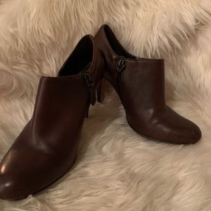 Cole Haan chocolate booties